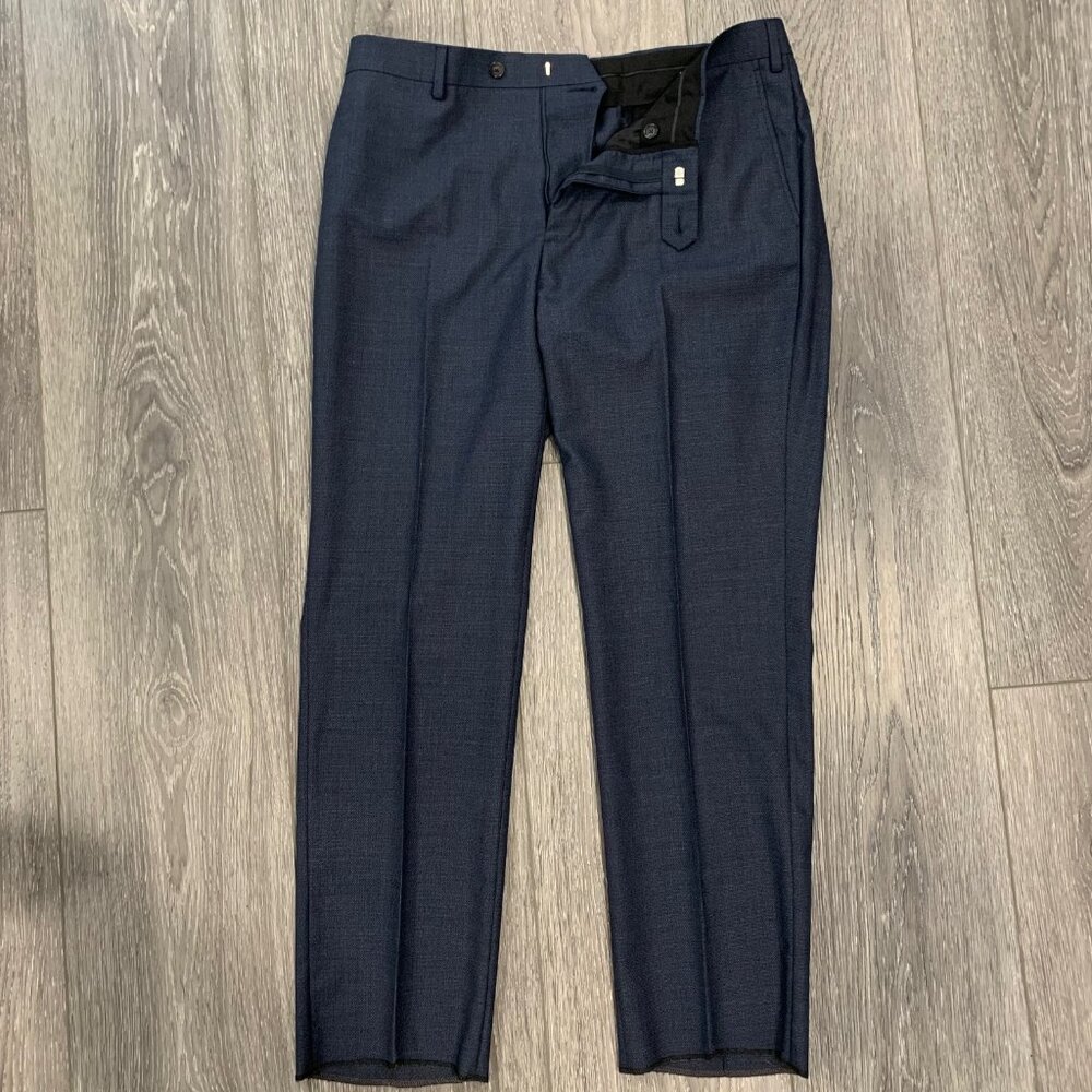 Spier & Mackay Navy Wool Trousers